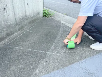 EasyMarkの施工紹介画像step01